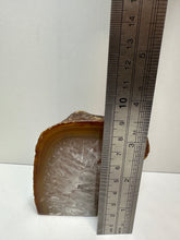 Load image into Gallery viewer, Natural Agate end - natural stone paper weight - home decor or unique office display