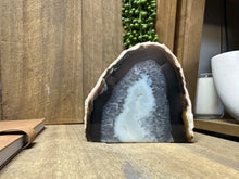 Load image into Gallery viewer, Natural Agate end - natural stone paper weight - home decor or unique office display