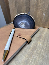 Load image into Gallery viewer, Natural Agate end - natural stone paper weight - home decor or unique office display
