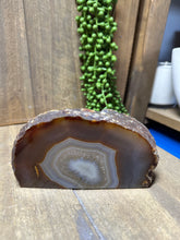 Load image into Gallery viewer, Natural Agate end - natural stone paper weight - home decor or unique office display