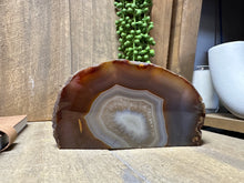 Load image into Gallery viewer, Natural Agate end - natural stone paper weight - home decor or unique office display
