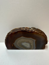 Load image into Gallery viewer, Natural Agate end - natural stone paper weight - home decor or unique office display
