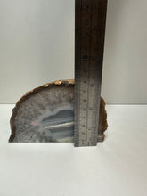 Load image into Gallery viewer, Natural Agate end - natural stone paper weight - home decor or unique office display