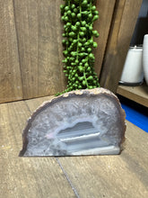 Load image into Gallery viewer, Natural Agate end - natural stone paper weight - home decor or unique office display