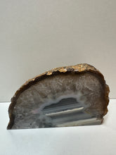 Load image into Gallery viewer, Natural Agate end - natural stone paper weight - home decor or unique office display