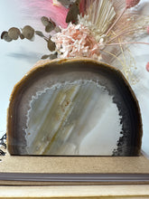 Load image into Gallery viewer, Natural Agate end - natural stone paper weight - home decor or unique office display