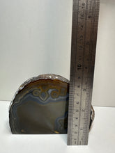 Load image into Gallery viewer, Natural Agate end - natural stone paper weight - home decor or unique office display