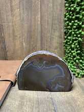 Load image into Gallery viewer, Natural Agate end - natural stone paper weight - home decor or unique office display