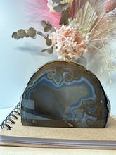 Load image into Gallery viewer, Natural Agate end - natural stone paper weight - home decor or unique office display