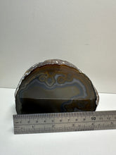 Load image into Gallery viewer, Natural Agate end - natural stone paper weight - home decor or unique office display