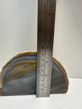 Load image into Gallery viewer, Natural Agate end - natural stone paper weight - home decor or unique office display