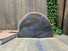 Load image into Gallery viewer, Natural Agate end - natural stone paper weight - home decor or unique office display