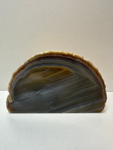 Load image into Gallery viewer, Natural Agate end - natural stone paper weight - home decor or unique office display