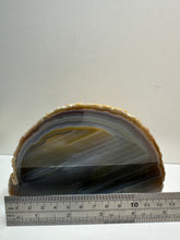 Load image into Gallery viewer, Natural Agate end - natural stone paper weight - home decor or unique office display