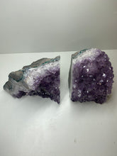 Load image into Gallery viewer, Amethyst Crystal cluster bookends