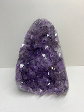 Load image into Gallery viewer, Amethyst Crystal cluster with flat base