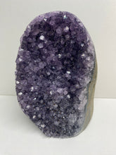 Load image into Gallery viewer, Amethyst Crystal cluster with flat base