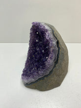 Load image into Gallery viewer, Amethyst Crystal cluster with flat base