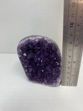 Load image into Gallery viewer, Amethyst Crystal cluster with flat base