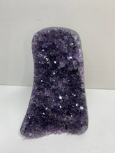 Load image into Gallery viewer, Amethyst Crystal cluster with flat base