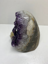 Load image into Gallery viewer, Amethyst Crystal cluster with flat base
