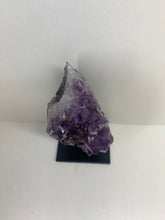 Load image into Gallery viewer, Amethyst Crystal on black display stand