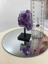 Load image into Gallery viewer, Amethyst Crystal on black display stand