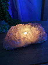 Load image into Gallery viewer, Amethyst Crystal tea light candle holder