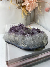 Load image into Gallery viewer, Amethyst Crystal tea light candle holder