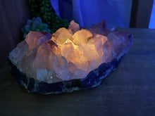 Load image into Gallery viewer, Amethyst Crystal tea light candle holder