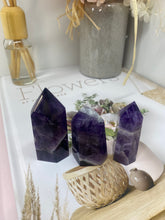 Load image into Gallery viewer, Amethyst dogtooth point towers