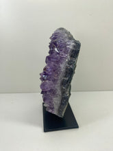 Load image into Gallery viewer, Amethyst Crystal on black display stand