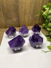 Load image into Gallery viewer, Amethyst short tower hexagon points