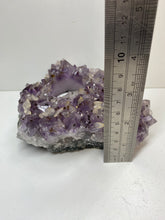 Load image into Gallery viewer, Amethyst Crystal tea light candle holder