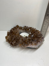 Load image into Gallery viewer, Amethyst Crystal tea light candle holder