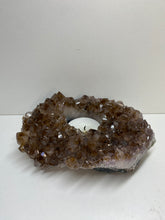 Load image into Gallery viewer, Amethyst Crystal tea light candle holder