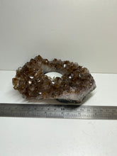 Load image into Gallery viewer, Amethyst Crystal tea light candle holder