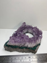Load image into Gallery viewer, Amethyst Crystal tea light candle holder