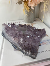 Load image into Gallery viewer, Amethyst Crystal tea light candle holder