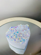 Load image into Gallery viewer, Aura Quartz crystal cluster love heart
