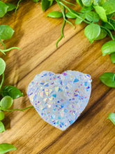 Load image into Gallery viewer, Aura Quartz crystal cluster love heart