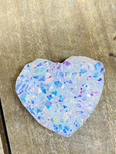 Load image into Gallery viewer, Aura Quartz crystal cluster love heart