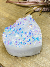 Load image into Gallery viewer, Aura Quartz crystal cluster love heart