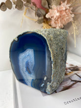Load image into Gallery viewer, Blue Agate tea light Candle Holder