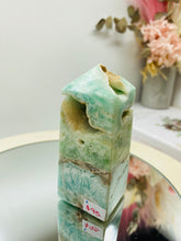 Load image into Gallery viewer, Blue Aragonite Tower Obelisk