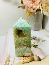 Load image into Gallery viewer, Blue Aragonite Tower Obelisk