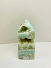 Load image into Gallery viewer, Blue Aragonite Tower Obelisk