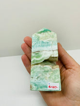 Load image into Gallery viewer, Blue Aragonite Tower Obelisk