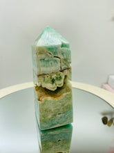 Load image into Gallery viewer, Blue Aragonite Tower Obelisk