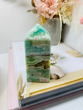 Load image into Gallery viewer, Blue Aragonite Tower Obelisk